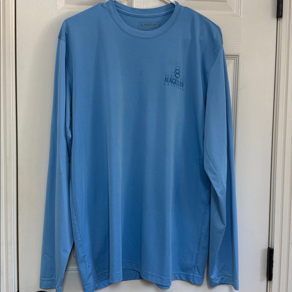 Magellan Outdoors Sky Blue Performance Shirt